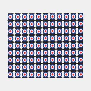 MOD Doel Rondsel op Checkers Fleece Deken