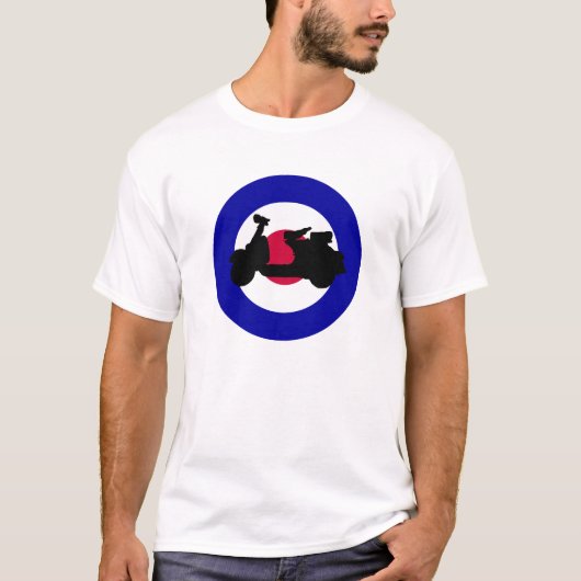 Mod Doel Scooter Silhouet T-shirt (Voorkant)