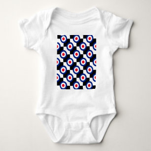 Mod doelpatroon Stippen Mode Vintage Romper