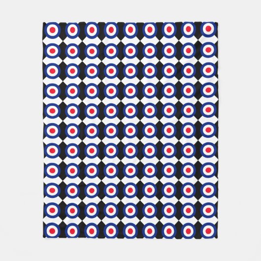 MOD-doelstellingen op cheques Fleece Deken (Voorkant)