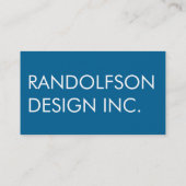 Mod donkerblauw QR-CODE-Visitekaartje Visitekaartje (Achterkant)