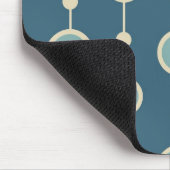 Mod druppels blauw muismat (Hoek)