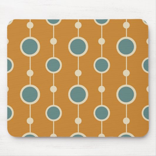 Mod druppels Oranje Muismat (Voorkant)