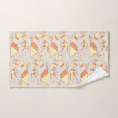 Mod Egyptian Sunshine Motif Pattern Bath Towel Set Bad Handdoek (Handdoek)