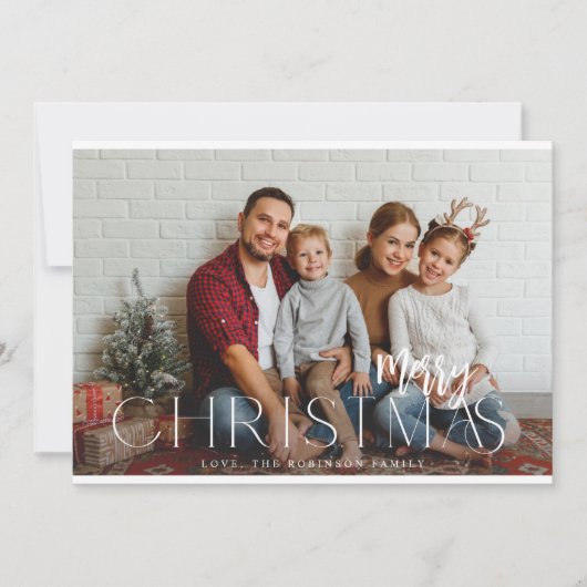 MOD Ele minimalist kerstfoto (Voorkant)