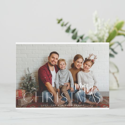 MOD Ele minimalist kerstfoto (Staand voorkant)