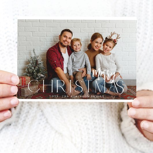 MOD Ele minimalist kerstfoto