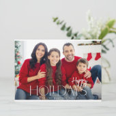 MOD Ele Minimalist Prettige feestdagen Foto (Staand voorkant)