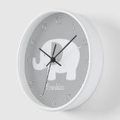 Mod Elephant Grey and White Minimalist Nursery (Hoek)
