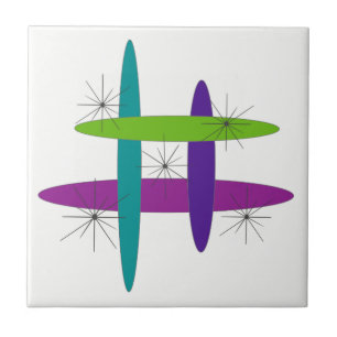 Mod Elliptisch Tegeltje