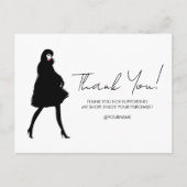 Mod Fashion Girl Boutique Geschreven Dankjewel Briefkaart (Voorkant)