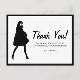 Mod Fashion Girl Boutique, Poshmark Bedankt Briefkaart