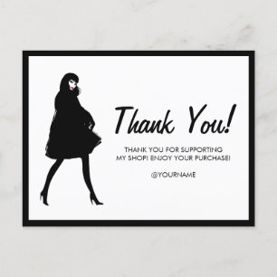 Mod Fashion Girl Boutique, Poshmark Dank je wel Briefkaart