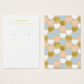 Mod Fish Scale Pattern Verdien DisplayCard Visitekaartje (Voorkant /achterkant)