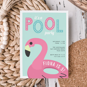Mod Flamingo   Vrijdag van de poolpartij Kaart