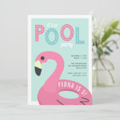 Mod Flamingo | Vrijdag van de poolpartij Kaart (Staand voorkant)