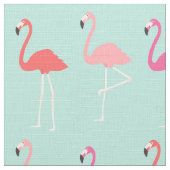 Mod Flamingos Stof (Close Up)