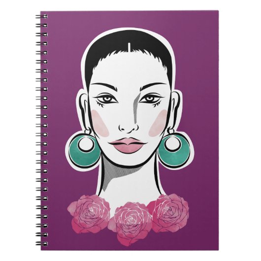 Mod Fleur Woman 1960 Notitieboek (Voorkant)