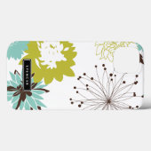 Mod Floral Patroon Gepersonaliseerde iPad Air Case (Achterkant (horizontaal))