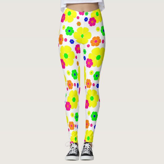 mod florale groovy leggings (Voorkant)