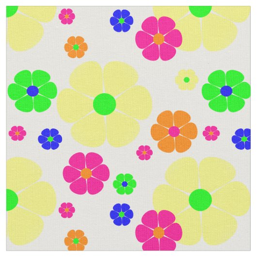mod florale groovy stof (Close Up)