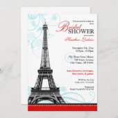 Mod Flourish Eiffel Tower Parisian Vrijgezellenfee Kaart (Voorkant / Achterkant)