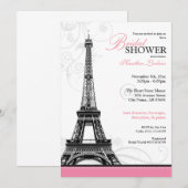 Mod Flourish Eiffel Tower Parisian Vrijgezellenfee Kaart (Voorkant / Achterkant)