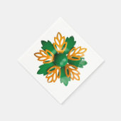 MOD  Flower Broche Zomer Verjaardag Retro Servet (Hoek)