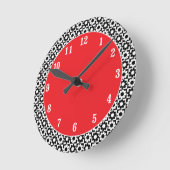 Mod Flower Power Ronde Klok (Hoek)