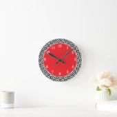 Mod Flower Power Ronde Klok (Huis)