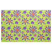 Mod Flowers op Peridot Large Repat Stof (Fat Quarter)