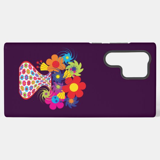 Mod Flowers Samsung Galaxy Hoesje (Achterkant horizontaal)