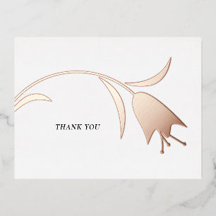 MOD FOLIE TULP BRUILOFT BEDANKKAARTEN FEESTDAGEN BRIEFKAART
