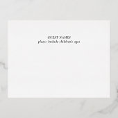 MOD FOLIE TULP BRUILOFT RSVP KAART (Achterkant)