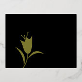 MOD FOLIE TULP TROUWBEHUIZING KAART (Achterkant)