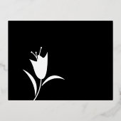 MOD FOLIE TULP TROUWBEHUIZING KAART (Achterkant)