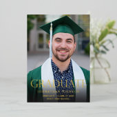 Mod Foto Afstuderen Folie Afstuderen Aankondiging (Staand Voorkant)