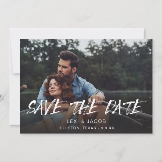 MOD Foto en kalligrafie 5 Sla de datum op Kaart (Voorkant)