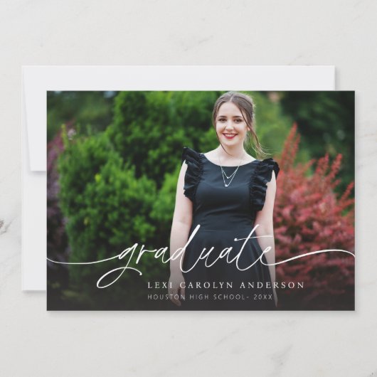 MOD Foto & Kalligrafie 4 Afstuderen Aankondiging (Voorkant)