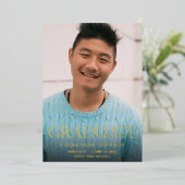 Mod fotograaf Partij Verticaal Folie Uitnodiging (Staand Voorkant)