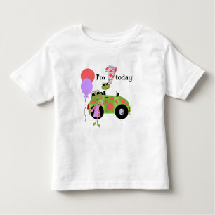 Mod Frogs 1e verjaardag Kinder Shirts