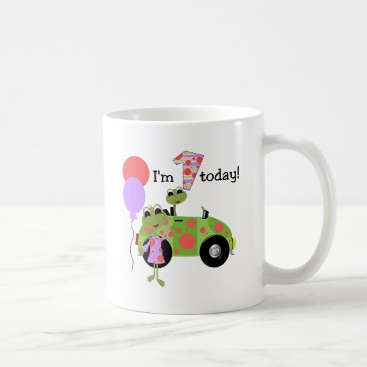 Mod Frogs 1e verjaardag Koffiemok (Rechts)