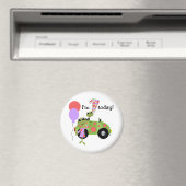 Mod Frogs 1e verjaardag Magneet (Insitu (Vaatwasser))