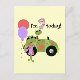 Mod Frogs 2e Verjaardag Tshirts en geschenken Briefkaart