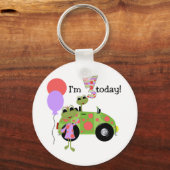 Mod Frogs 3e verjaardag Tshirts en geschenken Sleutelhanger (Voorkant)