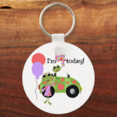 Mod Frogs 4e verjaardag Tshirts en geschenken Sleutelhanger (Voorkant)