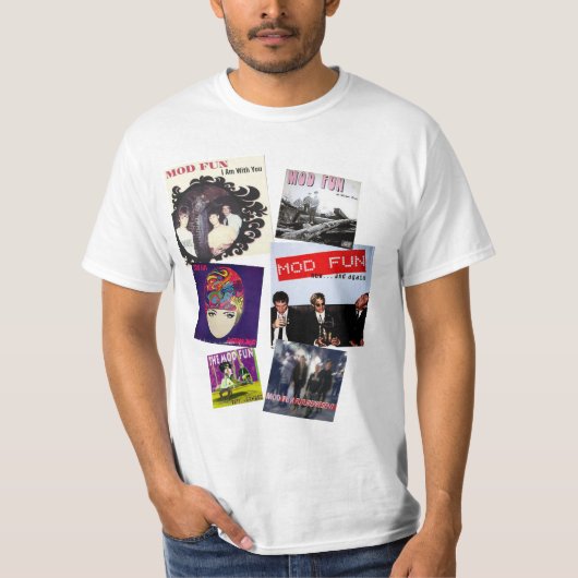 MOD FUN Record Jacket Artwork T-shirt (Voorkant)