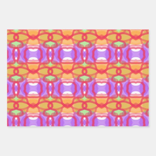 Mod Funky Fresh Colors Inpakpapier Vel (Voorkant 2)