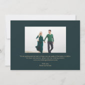 Mod Galerie Bewerkbare Kleur Save The Date Kaart (Achterkant)