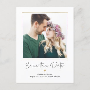 Mod Galerij EDITABLE KLEUR sparen de Datum Briefkaart